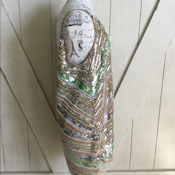 💚🌟HOST PICK ASOS Beaded Sequin Mini Dress🌟💚 - Picture 3 of 8